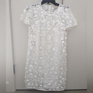 Michael Kors 3d flower lace dress, size small